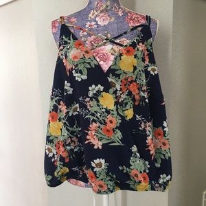 Forever 21 floral blouse